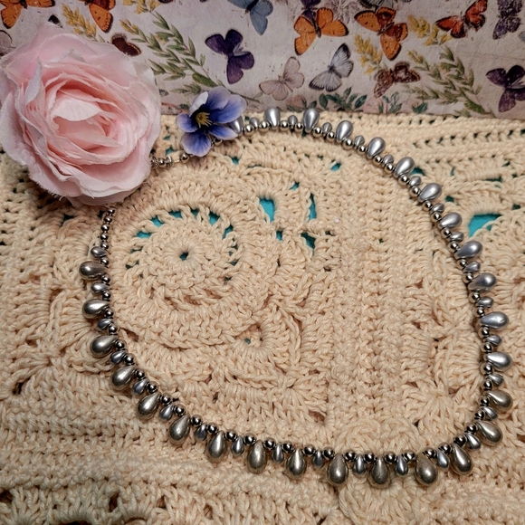 Victorian Silver Choker New and Handcrafted - Picture 2 of 7